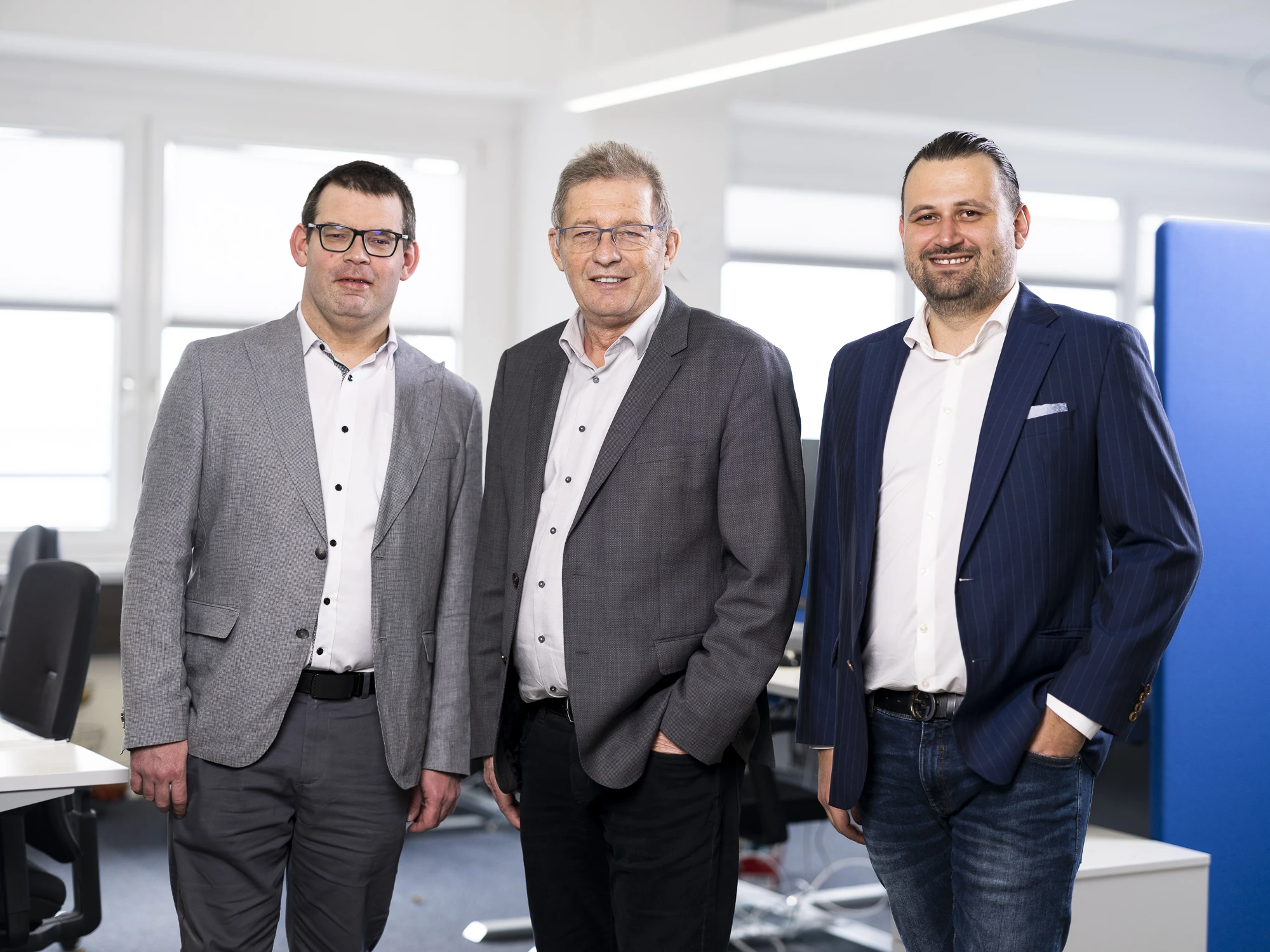 Die Geschäftsleitung der Spedition Klumpp + Müller